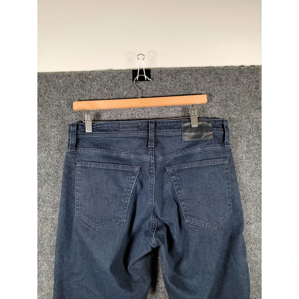 AG Adriano Goldschmied The Everett Slim Straight Dark Wash Jeans Mens 32x29*
